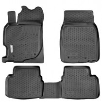 Глубокие коврики в салон Mazda 6 2002-2007 полиуретановые
