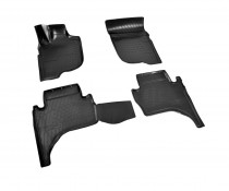 Nor-Plast Коврики резиновые Mitsubishi L 200 2015- БЕЖЕВЫЕ