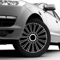 4 Racing Колпаки Le Mans Pro Silver&Black R15