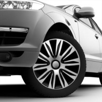 4 Racing Колпаки Nardo Silver&Black R16