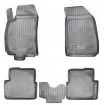Nor-Plast Коврики резиновые Chevrolet Cobalt/Ravon R4 СЕРЫЕ