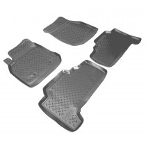 Nor-Plast Коврики резиновые Lexus LX 470/Toyota Land Cruiser 100 СЕРЫЕ
