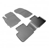 Nor-Plast Коврики резиновые Mitsubishi Outlander 2012- СЕРЫЕ