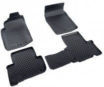 Nor-Plast Килимки Ssang Yong Rexton W 2012- бежевий
