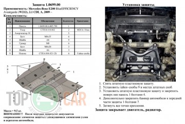 �������� ������ ������� Mercedes-Benz W212 E200 2009-