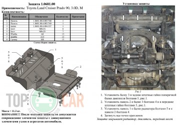 �������� ������ ��������� Toyota Land Cruiser Prado 90 1996-2002 ZiPoFlex�