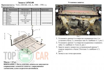 �������� ������ ��������� Volvo 440/460 1987-1997 2.0i ����