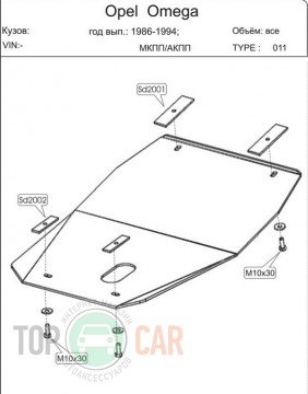 ������ ��������� Opel Omega A 1986-1993