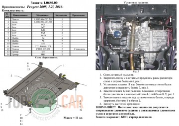�������� ������ ������� Peugeot 2008, V 1.2i